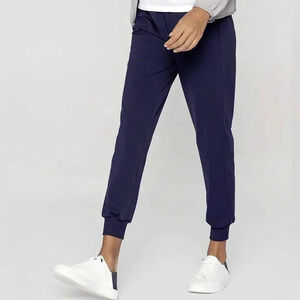 NWT- Ankle Rib Cuff Style joggers with pull string a casual-Size Medium